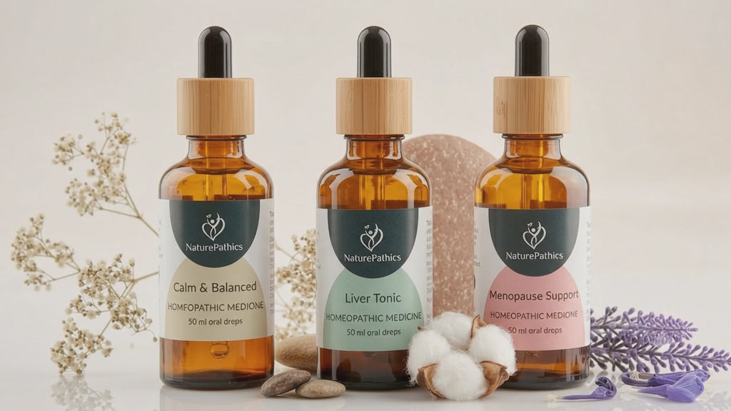 Discover what's included in the Naturepathics Menopause Support Kit: Menopause Support, Liver Tonic and Calm & Balanced, plus a free Menopause Reset eBook and 7-Day Healthy Menopause Diet Guide. The kit brings three different areas of support together into one simple suggested daily routine.